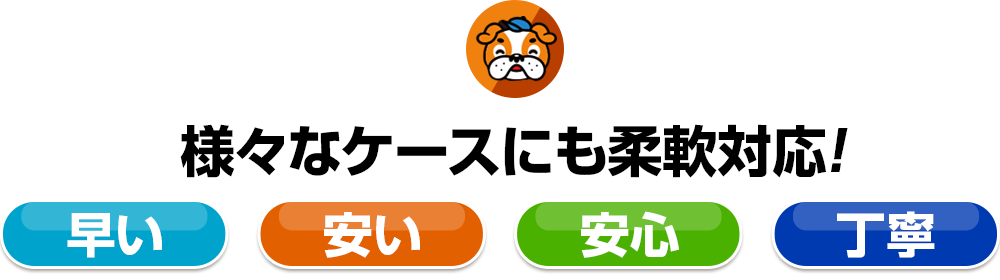 お片付け例を一部だけご紹介【月ごとの平均ご相談件数：14件】